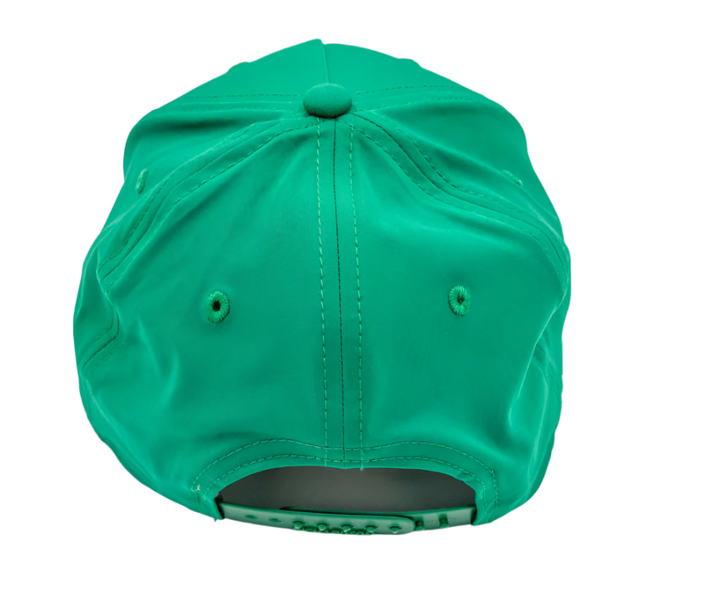 Green cap on a white background