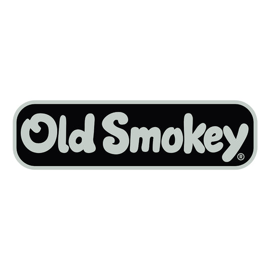 Grey Old Smokey sticker logo