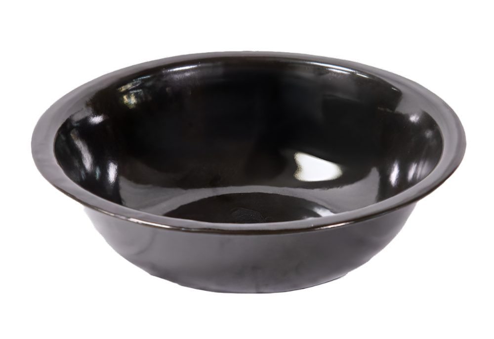 Black bowl drip pan for Old Smokey Electric Smoker