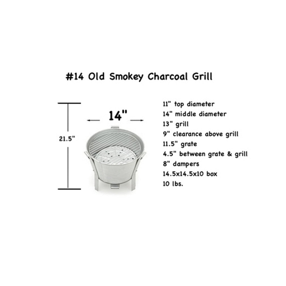 22 Old Smokey Charcoal Grill – Old Smokey Products Company
