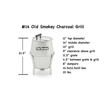 Load image into Gallery viewer, #14 Old Smokey Charcoal Grill