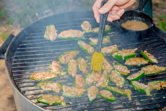 Not Bacon Wrapped Jalapeno Poppers with Quail or Dove Meat