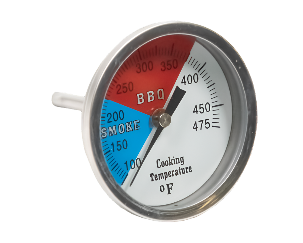 tobacco thermometer Vintage Silver Cup Chewing Thermometer,made In USA ideal for any bbq enthusiast. Old Smokey BT-2 Temperature Gauge