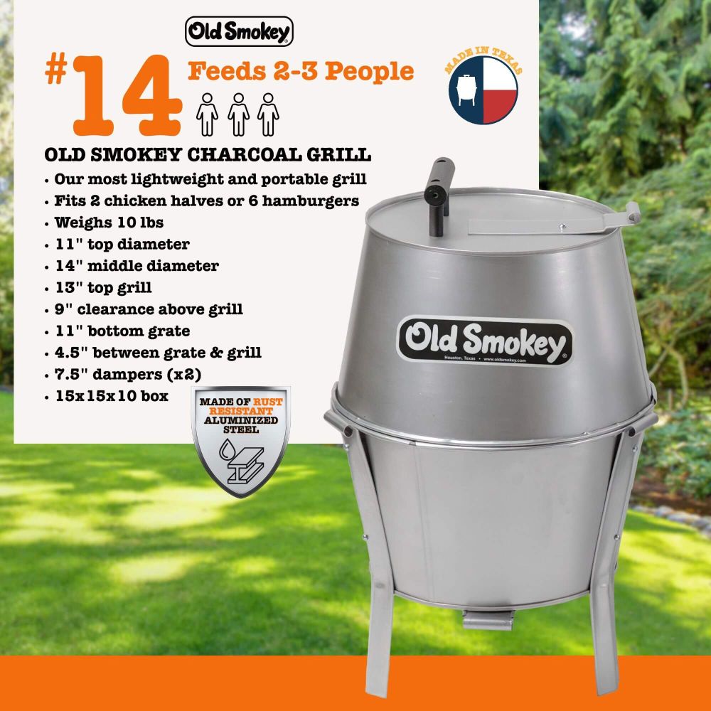 #14 Old Smokey Charcoal Grill