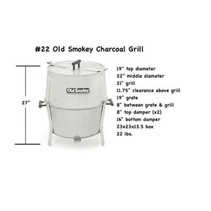 #22 Old Smokey Charcoal Grill